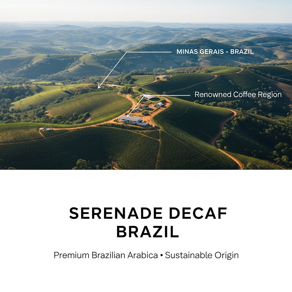 Serenade Decaf Brazil, 1 LB