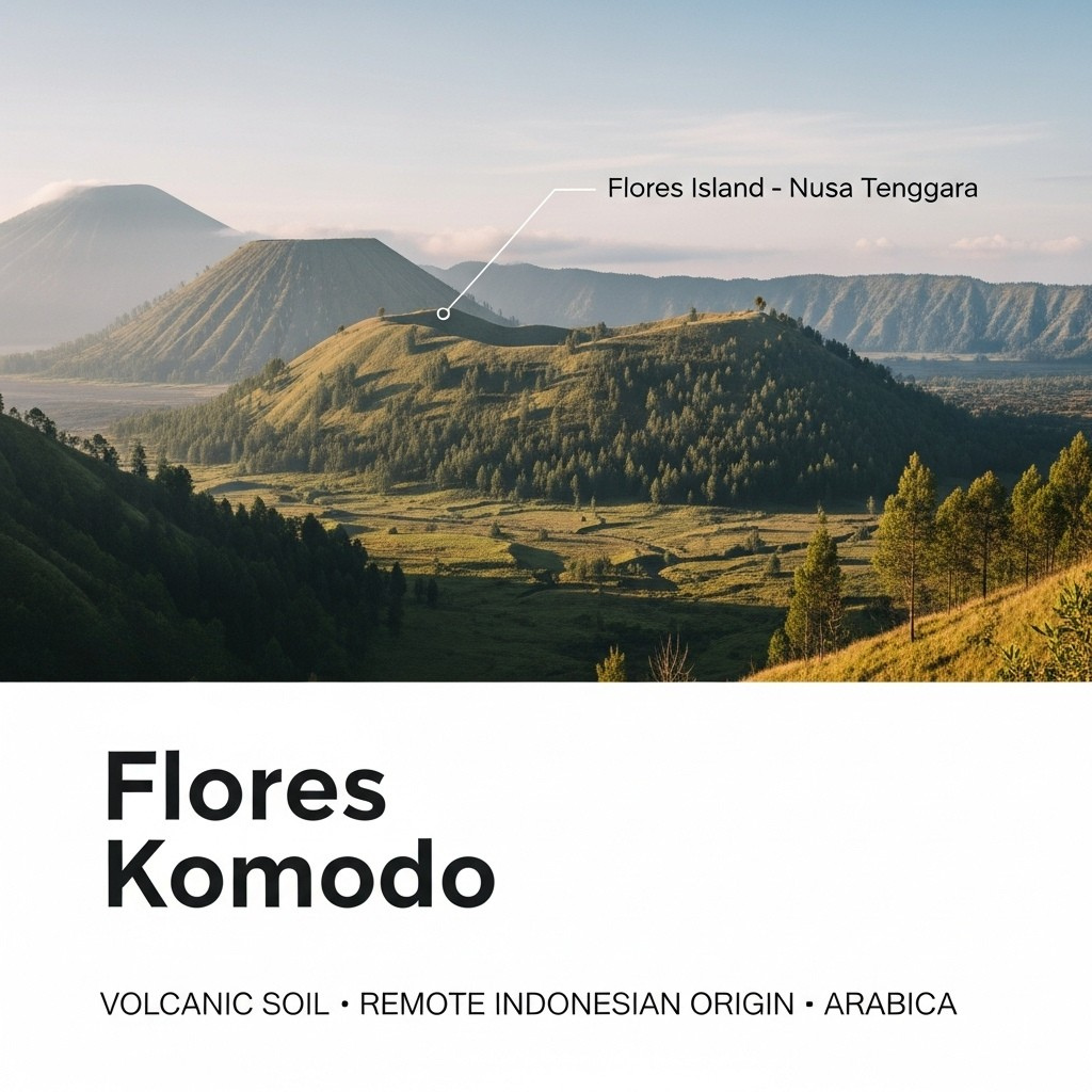 Komodo Fire Roast Indonesia, 1 LB