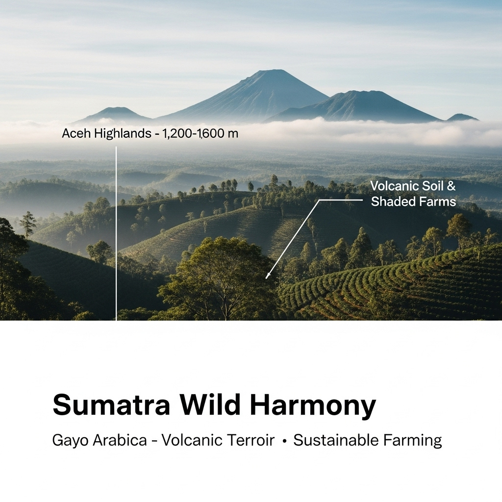 Sumatra Wild Harmony Indonesia, 1 LB
