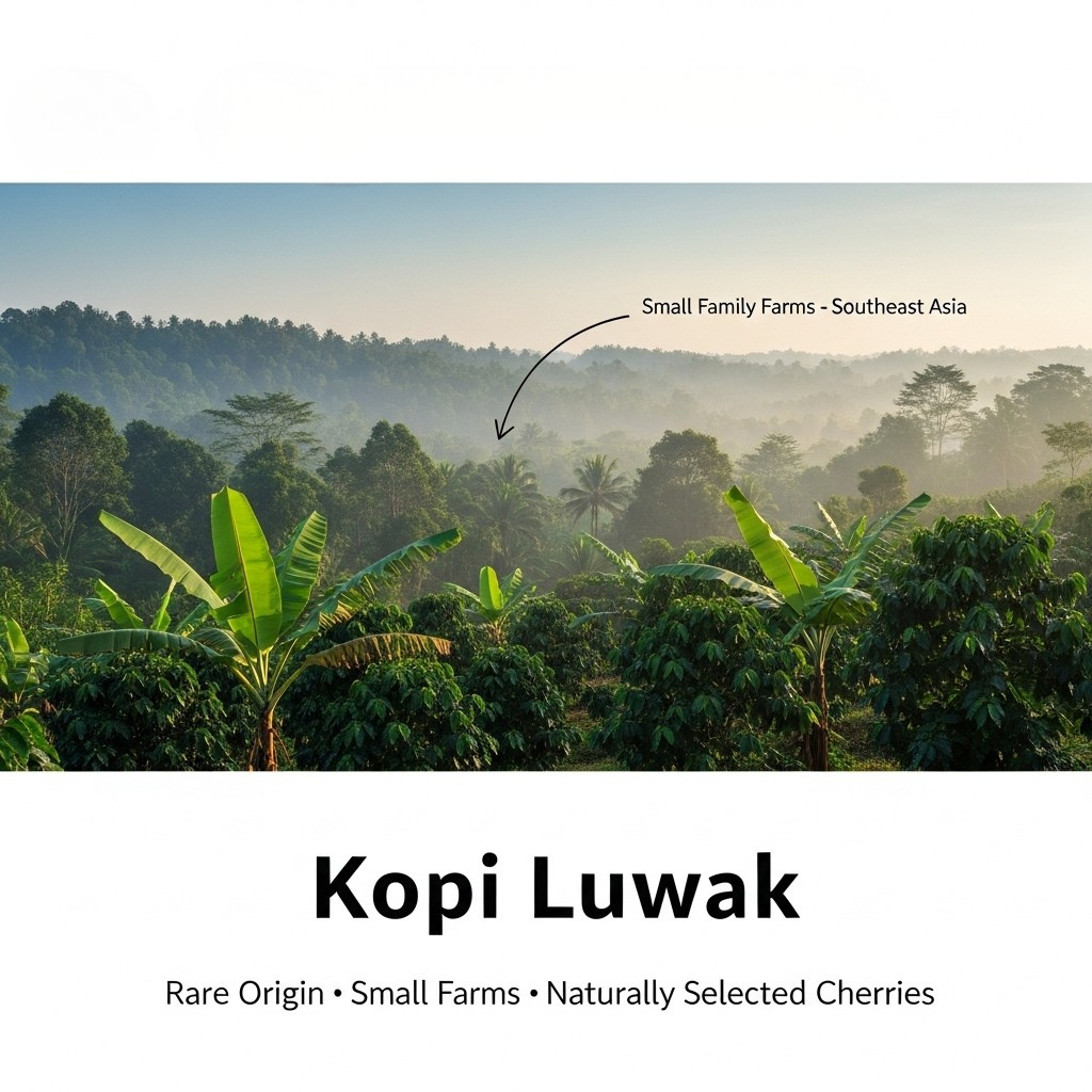 Kopi Luwak Indonesia, 1 LB