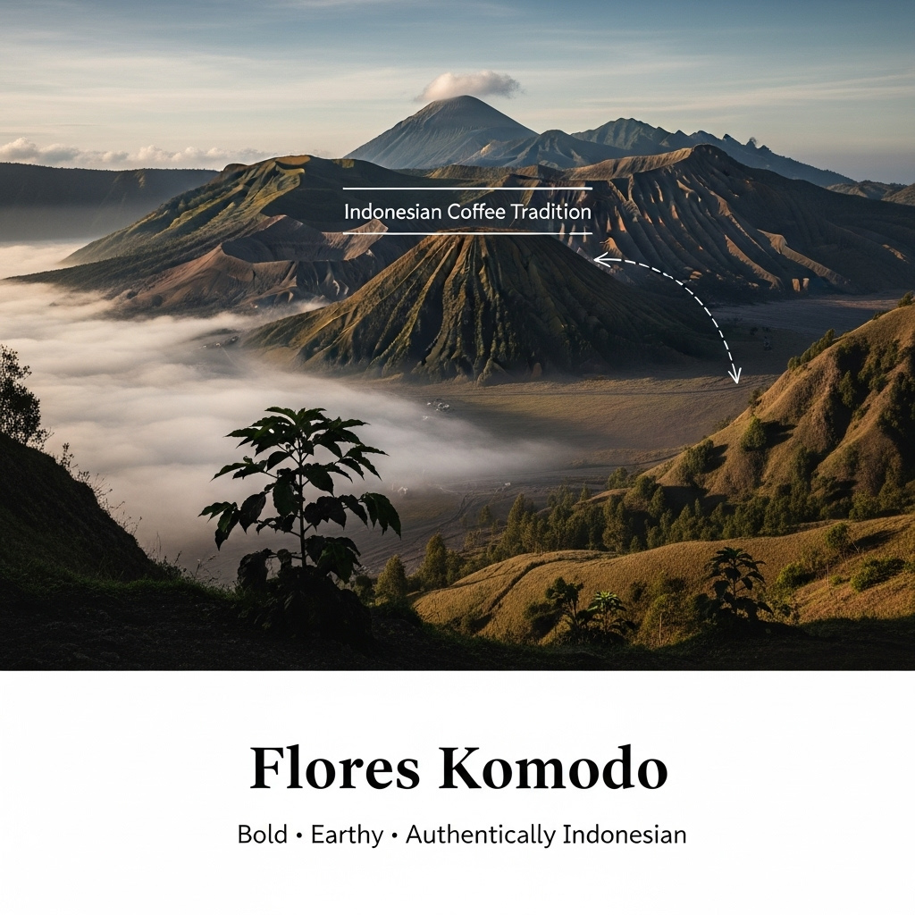 Komodo Fire Roast Indonesia, 1 LB
